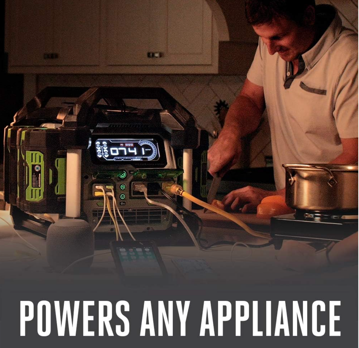 EGO POWER+ Portable Power Station, 3000W, Battery Powered, Inverter Generator for Home and Outdoor, Battery and Charger Not Included - PST3040