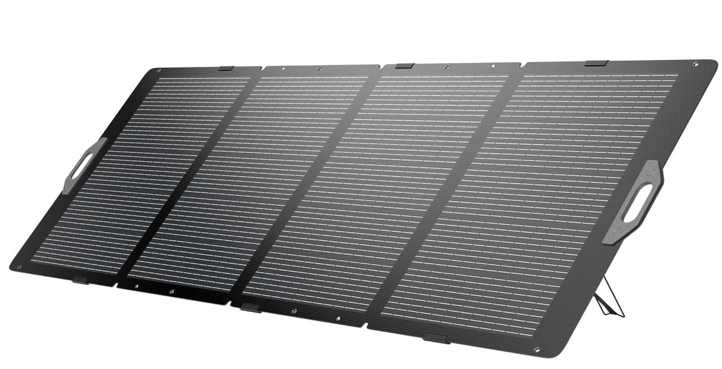 350W Portable Solar Panel for Power Station Generator, Foldable Solar Panel, 37.4V High-Efficiency Solar Charger 350W Power Backup with XT60/Anderson Output for Outdoor Van Camper Off-Grid